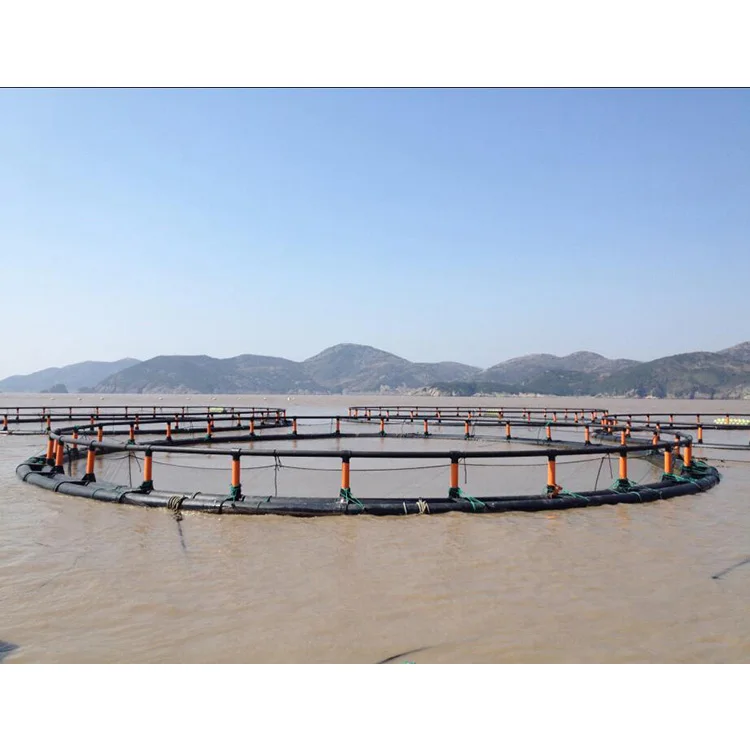 Aquaculture Equipment HDPE Fish Cages for Fish Farming in the Sea and Lake