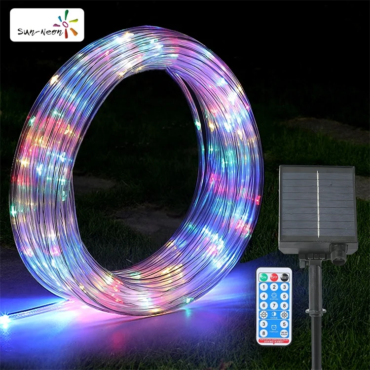 Outdoor Waterproof Flexible  Decoration Christmas Wedding Solar Led Light Belt