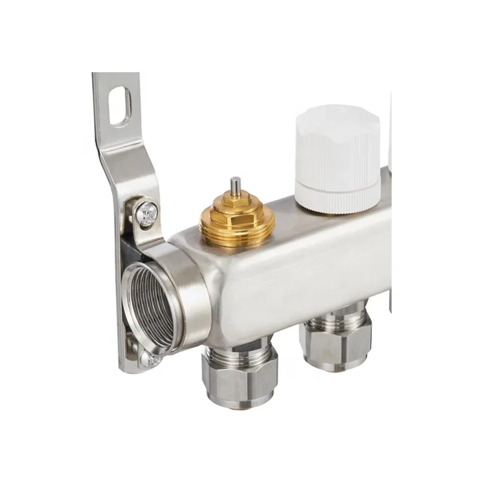 Hydronic PEX Stainless Steel Radiant Water Manifold Collector For Under Floor Heating System BJ35003