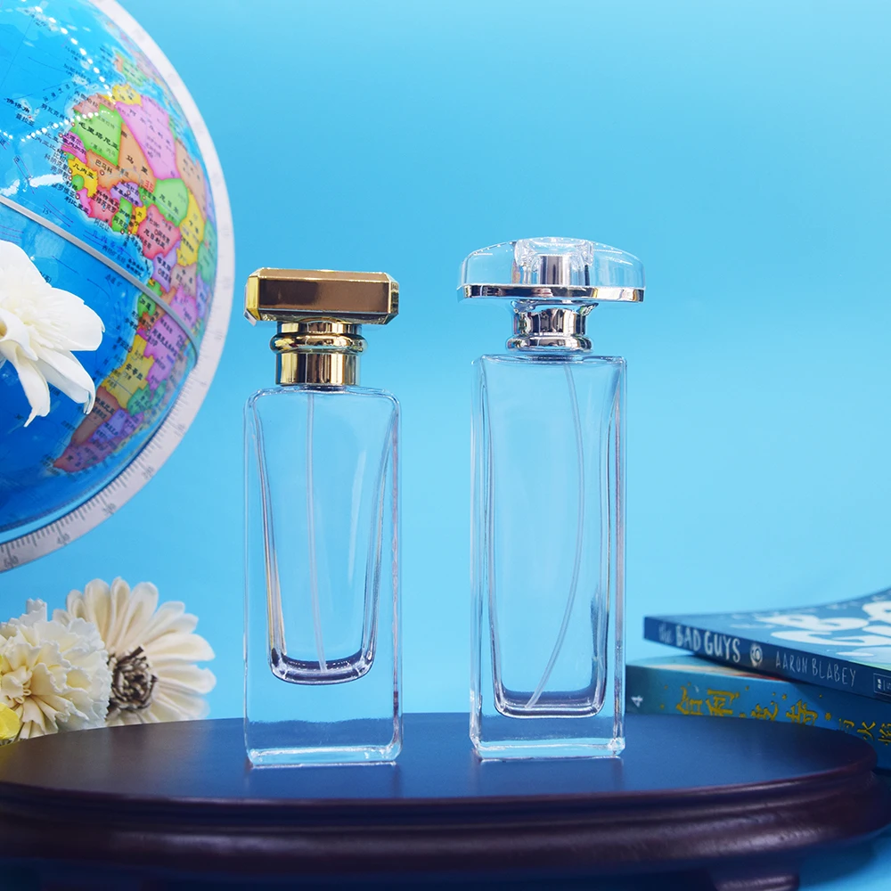 Design High End Luxe Kids Classy Eco Friendly Crystal Bouteille De Parfum 45ml 55ml Mist Spray Empty Glass Perfume Bottle