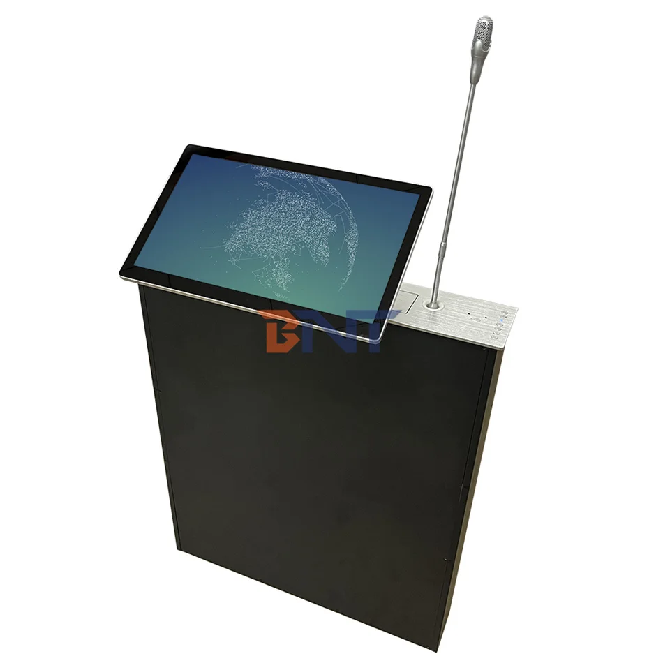 Motorised Monitor Stand For Conference Integration Video Conferencing Equipment Lcd Monitor Lift Mechanism