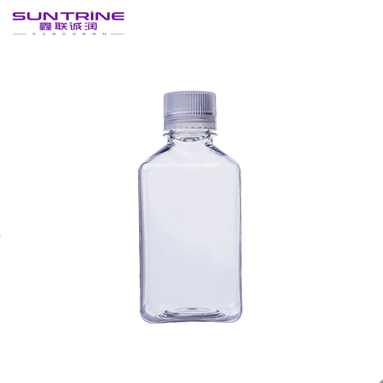 Колба, пластиковая бутылка для хранения химических веществ, лабораторная пластиковая бутылка для культивирования клеток