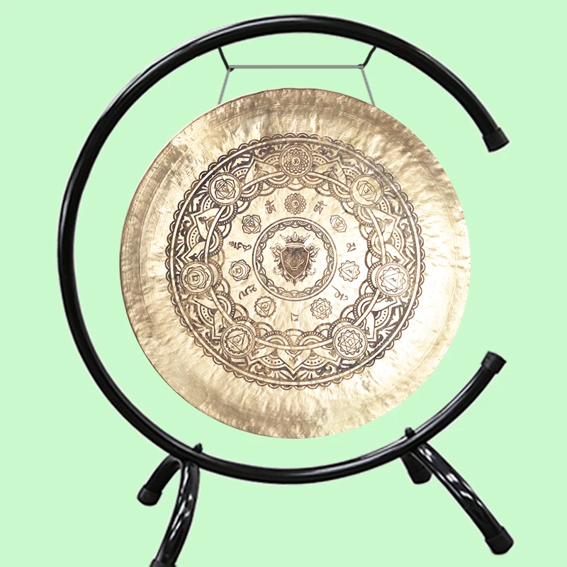 Gong manufacturer direct sales 40 inch embossment six words chau gong