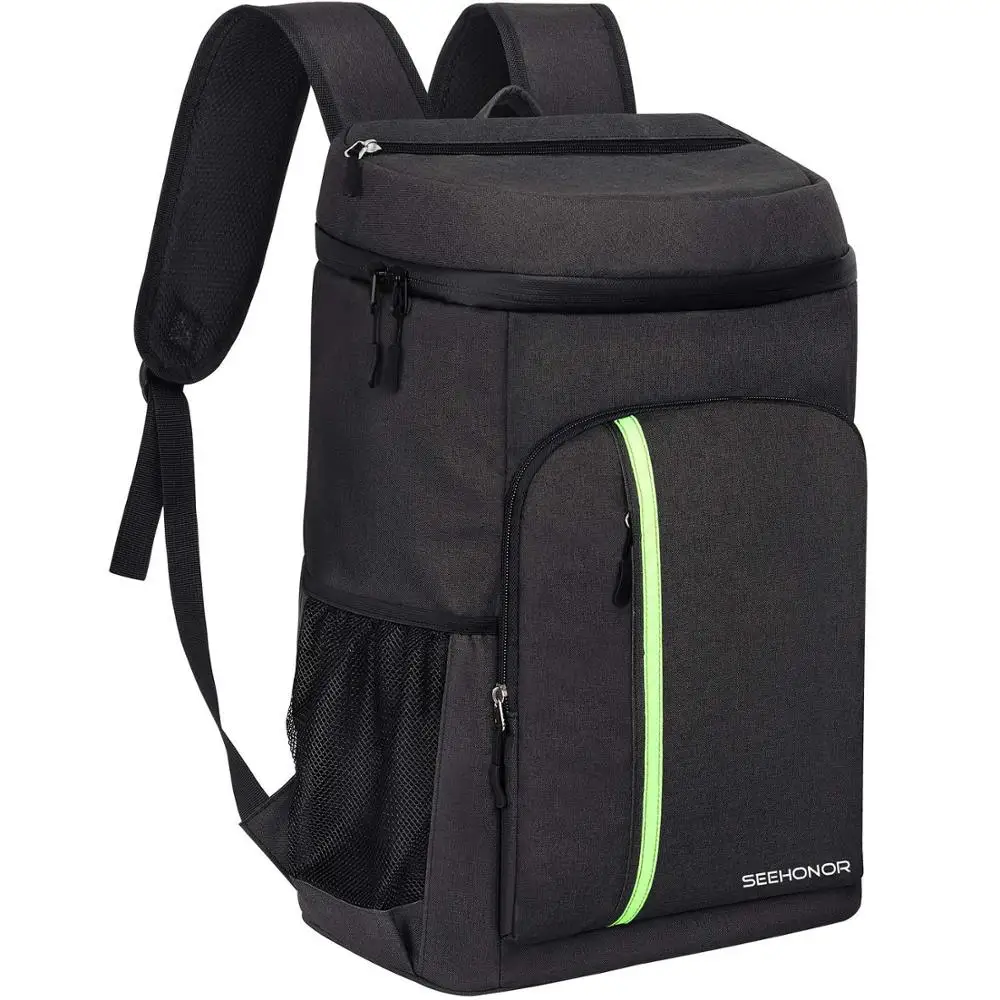 Insulated Cooler Food Delivery Backpack Leakproof Light Lunch Box Picnic Backpack With Cooler Compartment For Men Women