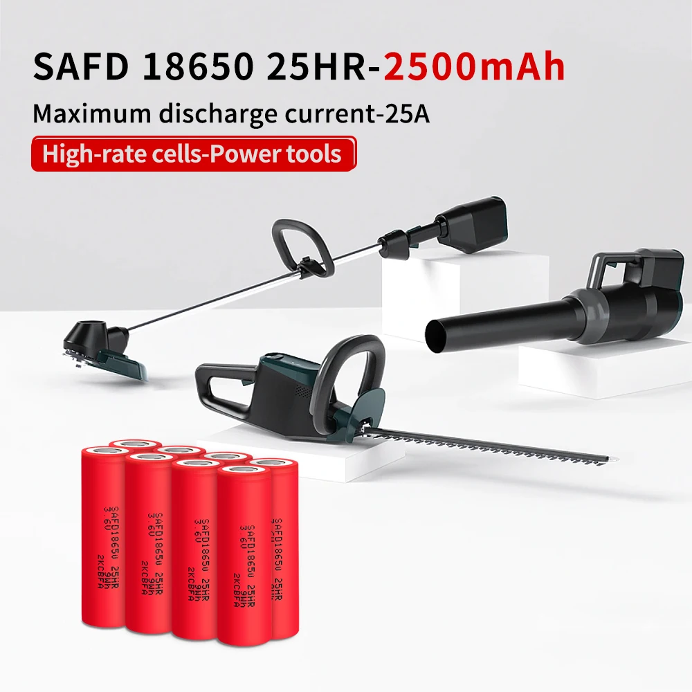 Литий-ионный 18650 Akku 3 6 v 25a 2500mah Электроинструмент Аккумулятор для электроинструментов