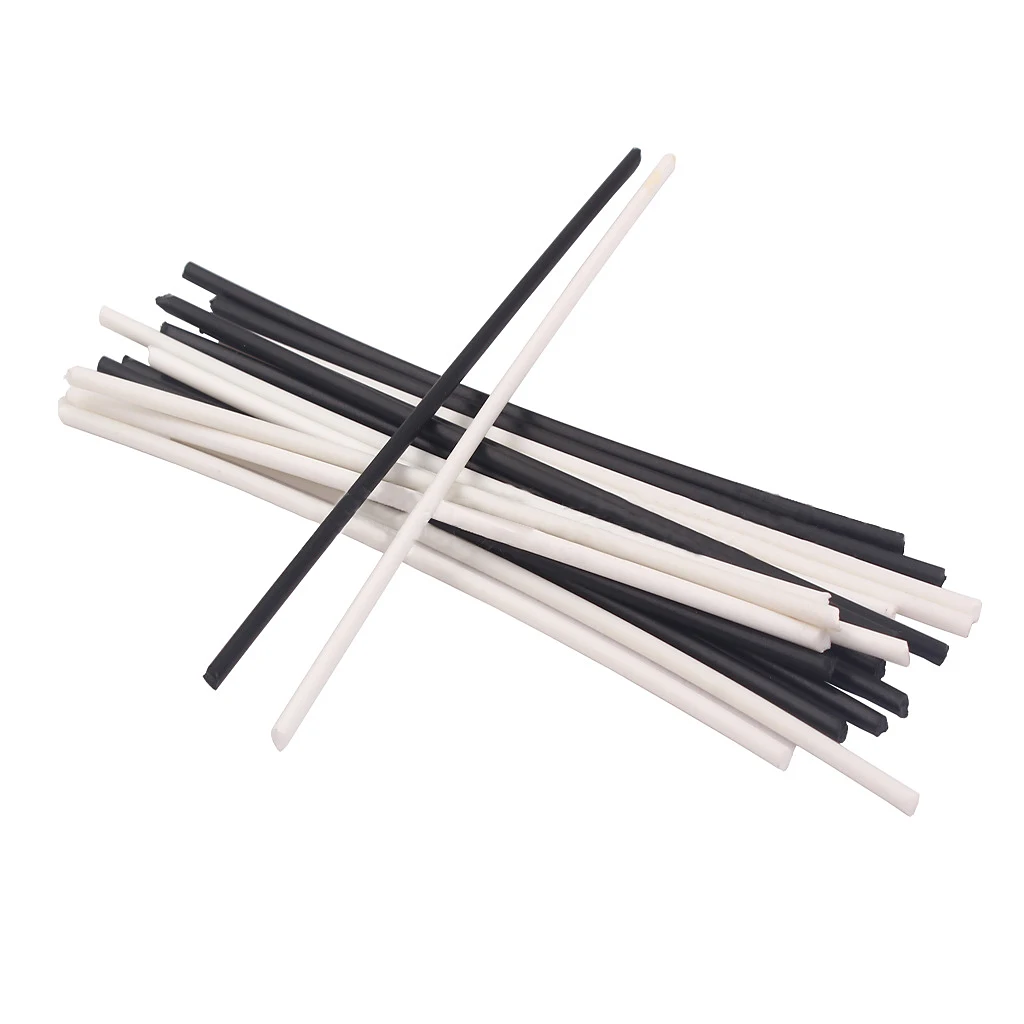 1.5mm 2mm Guitar Neck Fingerboard Side Inlay Dots Markers  black white  ABS fretboard sticks plastic strips Guitar Side Dot
