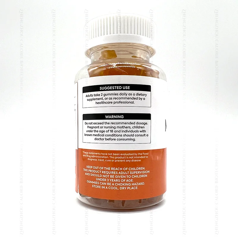 OEM&ODM Mushroom Gummies Supplement  Lions Mane Shitake Turkey Tail Chaga And Cordyceps 60pcs