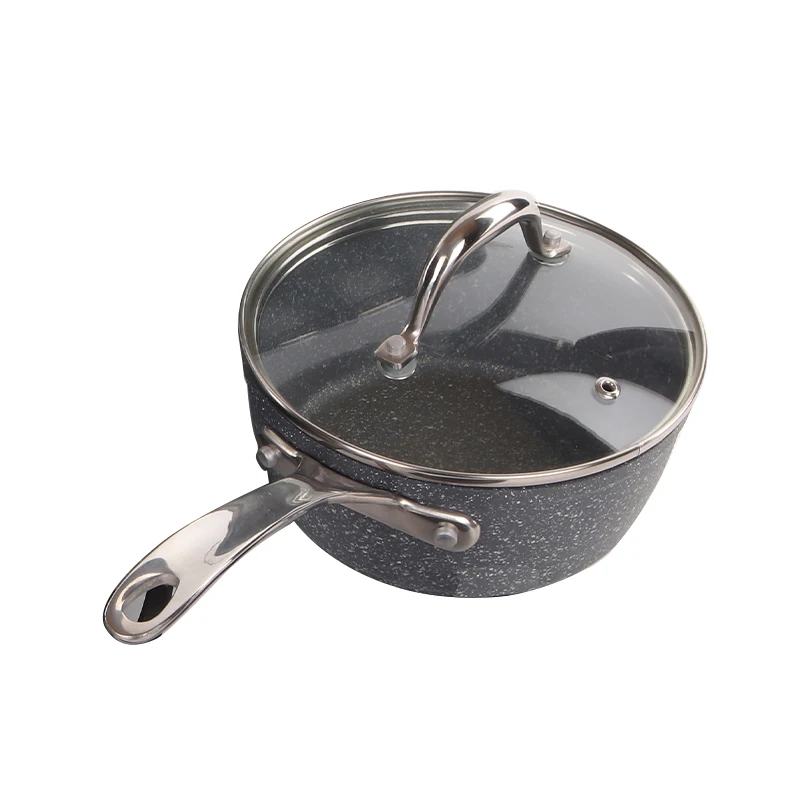 13pcs forged aluminum nonstick cookware set marble coating Non Stick Cooking Pot  Kitchen Set SPARKLE non-stick coating