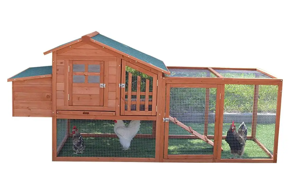 Wooden Cheap Pet Cages Wooden House Easy Clean Large Egg Laying Chicken Coop