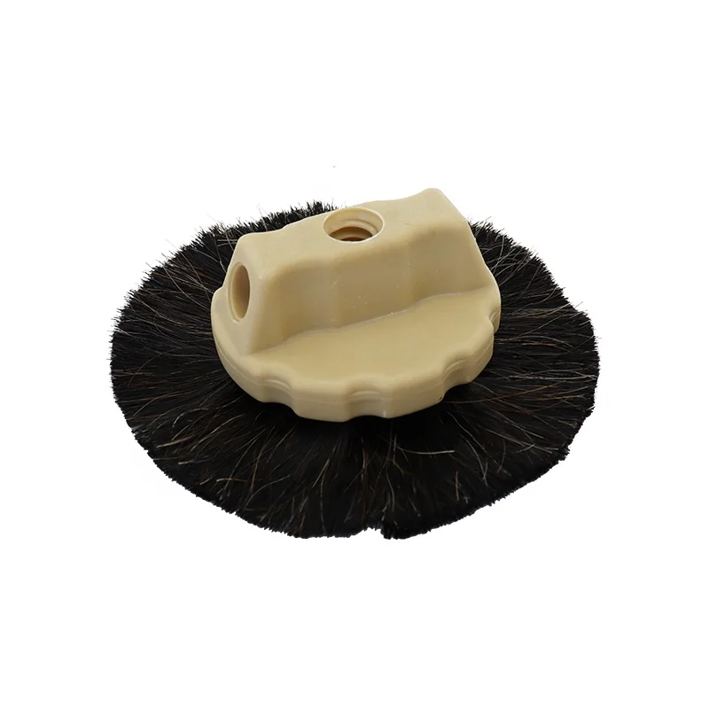 Factory Supply 5in 8in Round Horse Hair Drywall Texture Brush Rosebud Drywall Stipple Brush