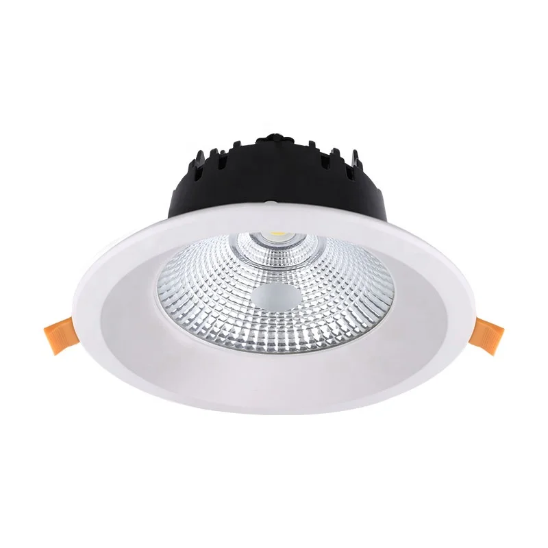 5 Years Warranty Spotlight 60degrees Aluminum Die Casting Housing Downlight 15W 24W 30W 36W CRI80 Flicker Free LED COB Downlight