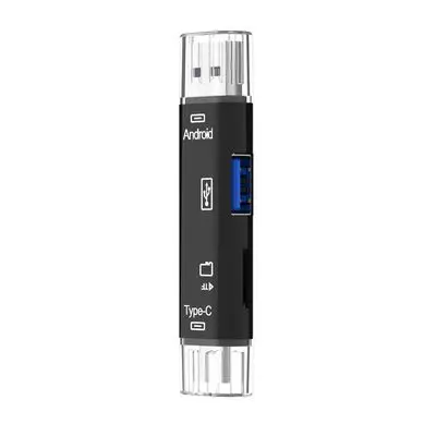  Type-c устройство для чтения карт USB OTG mini SD кард-ридер 3 в 1 USB-C флеш-накопитель TF читать разъем