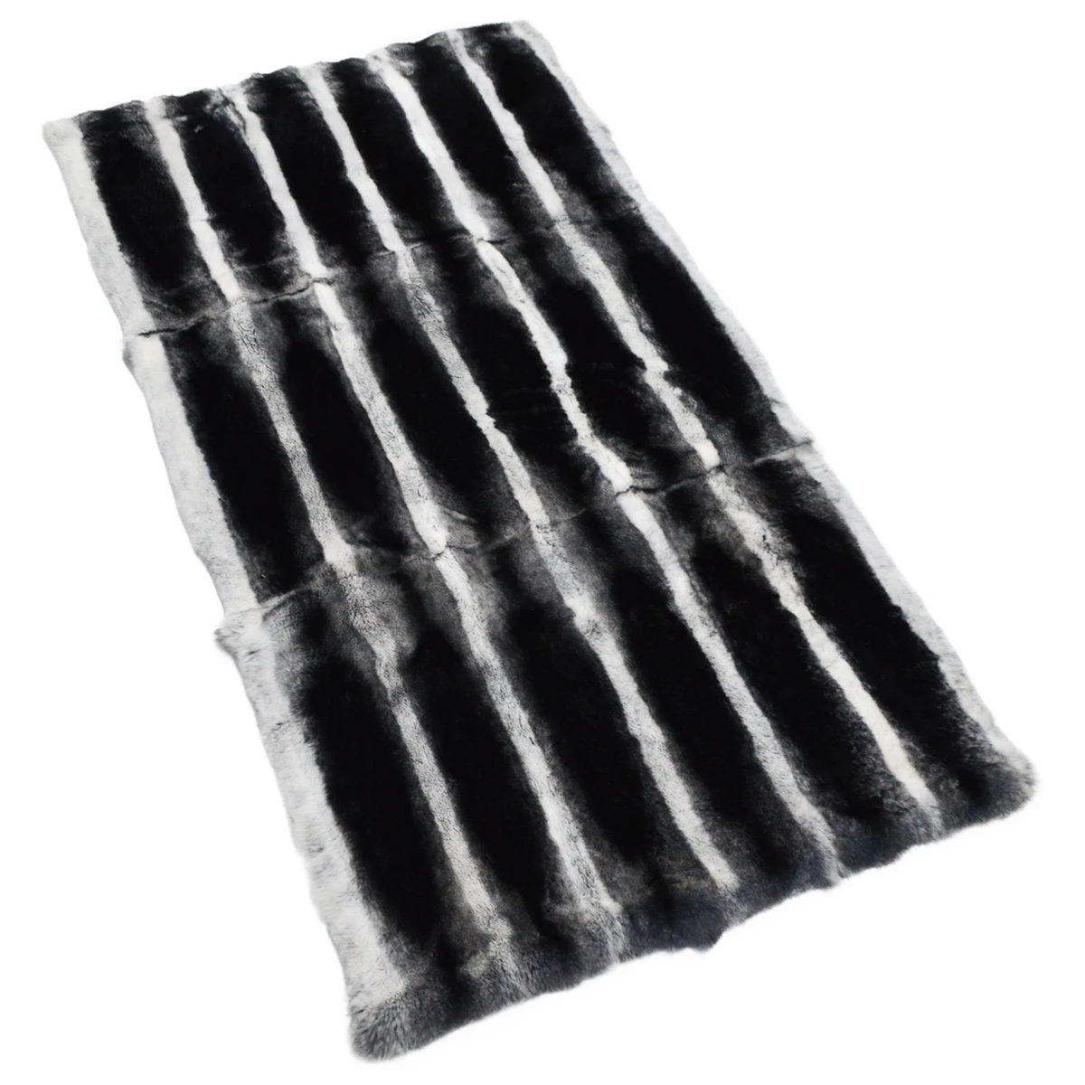 Мягкая негабаритная пластина из меха шиншиллы высокого качества кожи кролика рекс