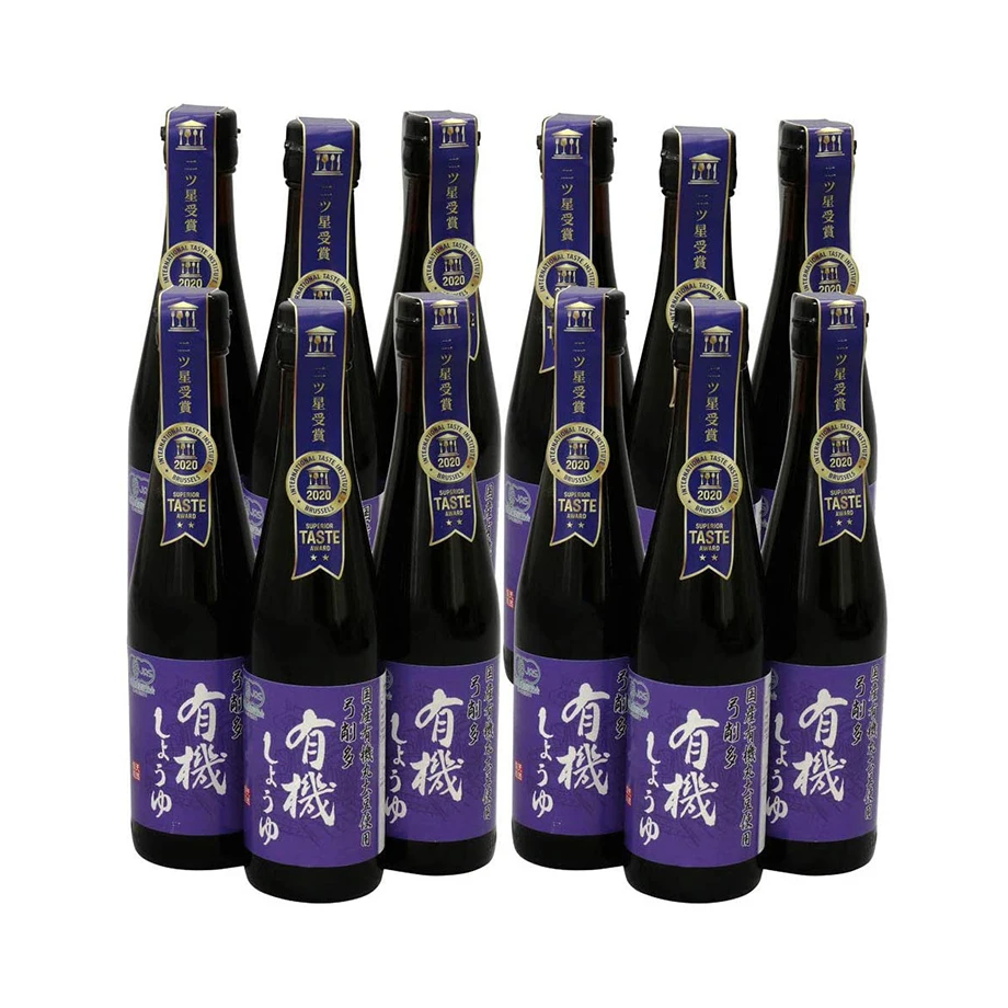 Japanese glass bottled seasonings delicious fresh soy sauce