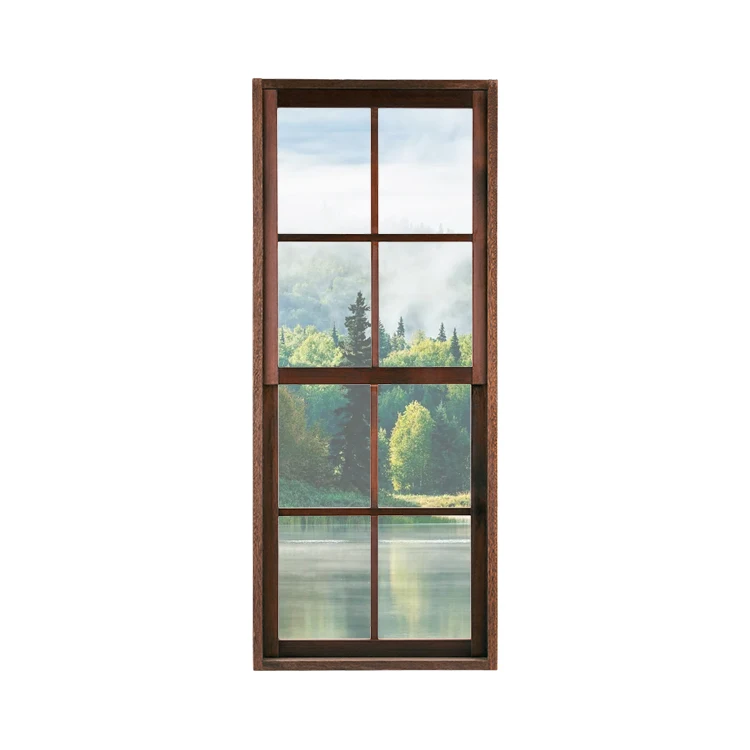 Residential double hanging window pvc single hanging window vertical up and down sliding window
