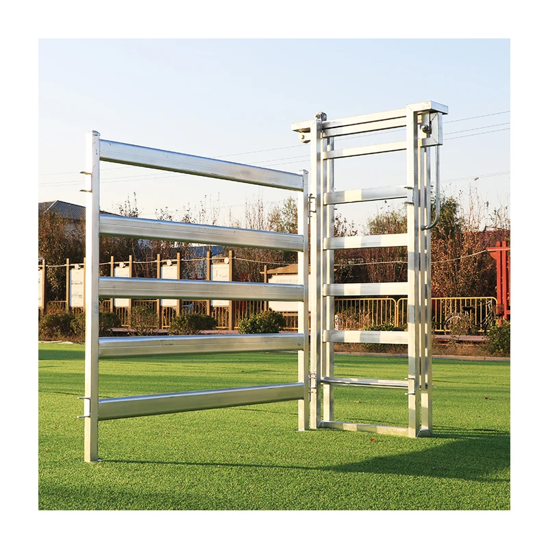 galvanized portable heavy duty  livestock horse goat sheep cattle yard corral  travel fence panels for sale