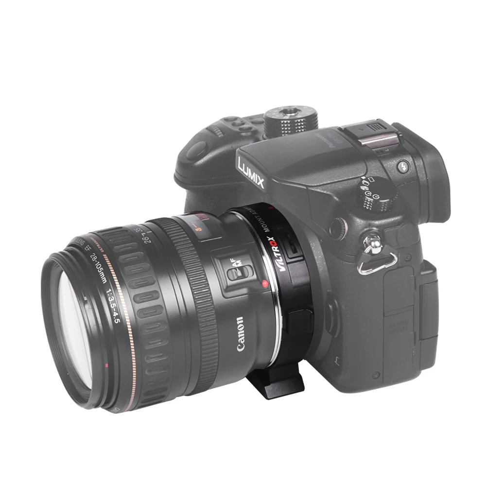 Электронный адаптер Viltrox EF-M2 II, усилитель F 0.71x для Canon EF на MFT M43 Micro Four Third Cameras GH5 BMPCC4K, фокусный редуктор