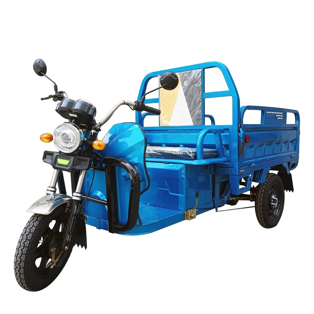 Factory Price 60V20Ah 1000WMotor Three Wheels Electric Tricycle Cargo Tricycle