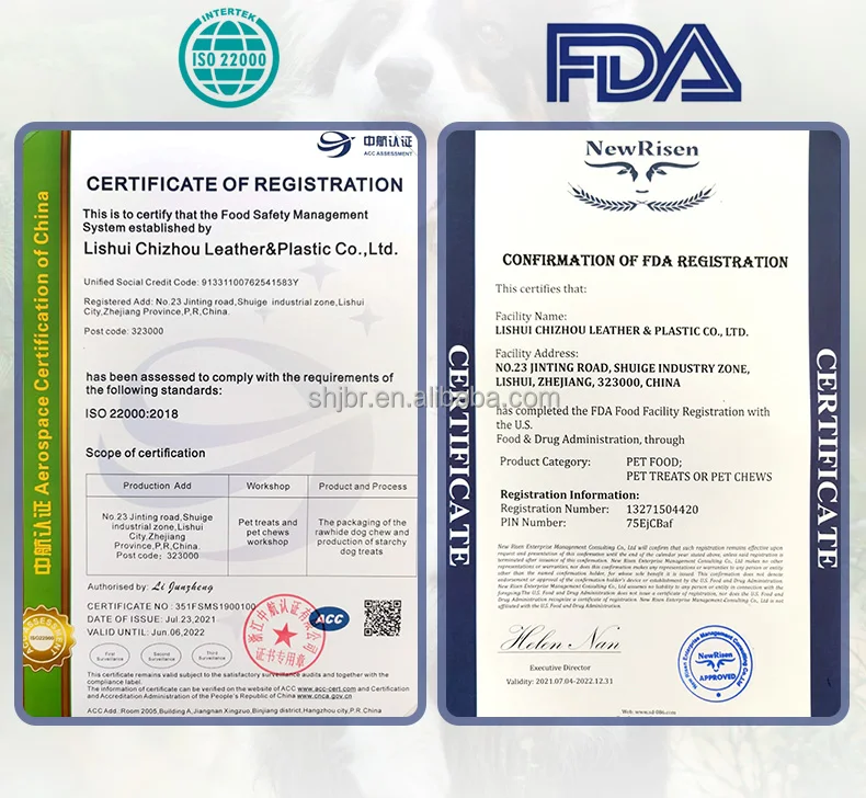 Eco-Friendly Pet Food Factory Suppliers Dog Treats Chewing Toys Snack Customized Chew Teeth Cleaning Toy Bones