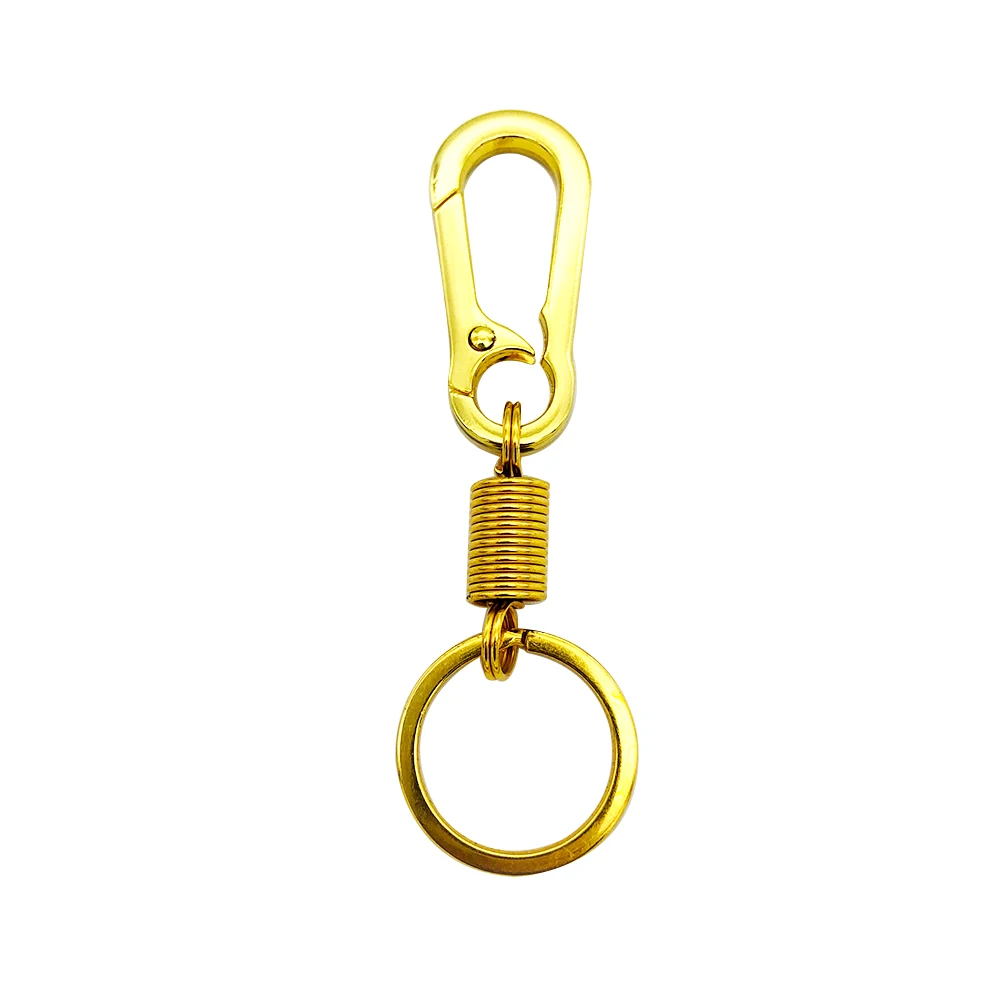 
Factory wholesale simple key chain hook spring buckle keyholder 