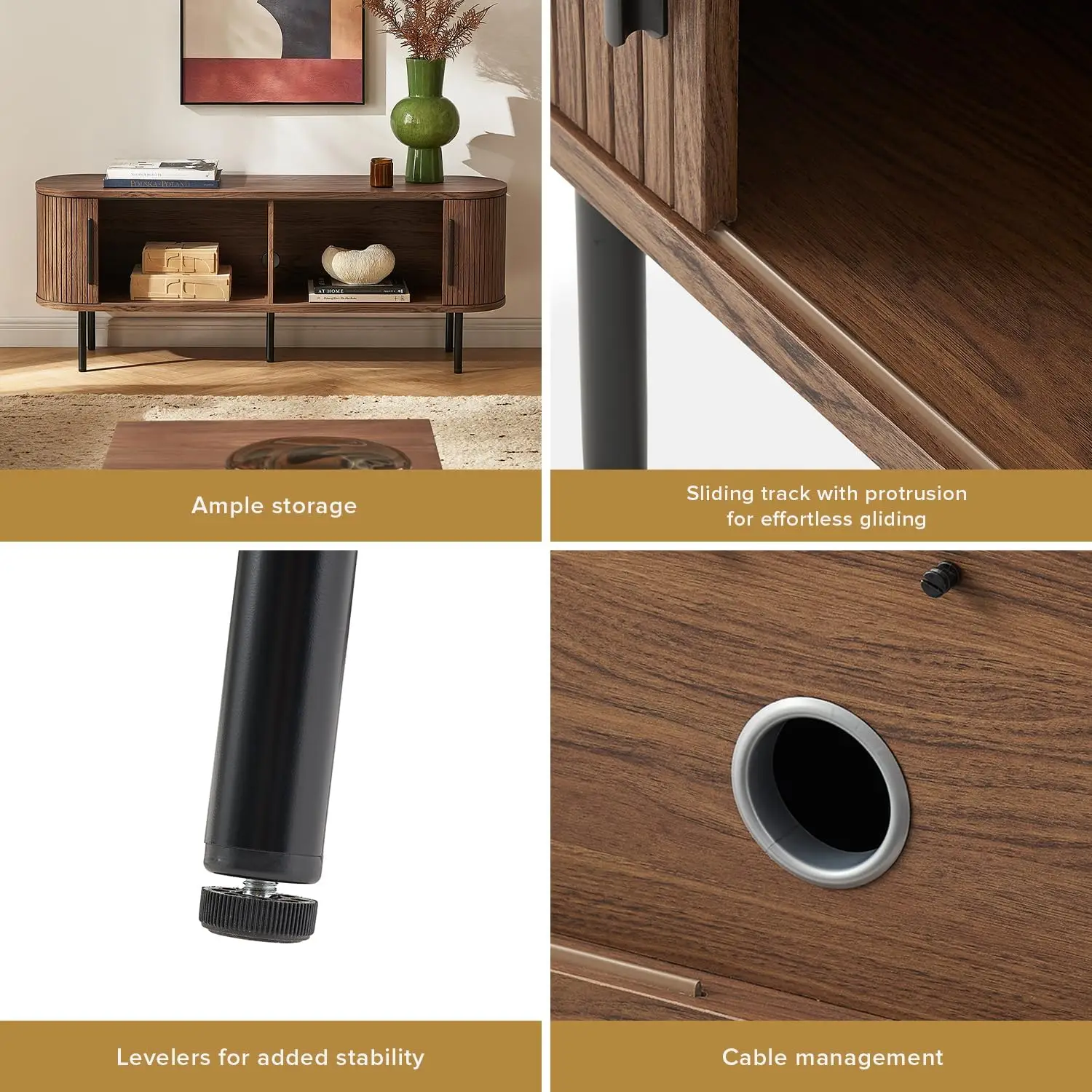 Combohome Modern TV Stands Wooden Material TV Cabinets Home Living Furniture Adjustable Scandinavian TV Stands