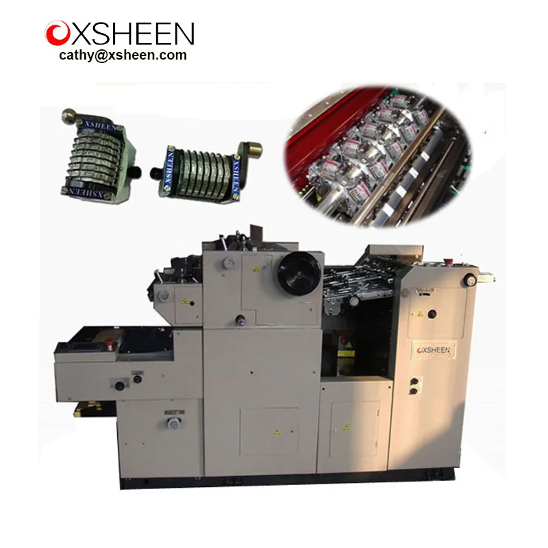 High Productivity A2 A3 A4 Page  Numbering Machine With Perforation Function