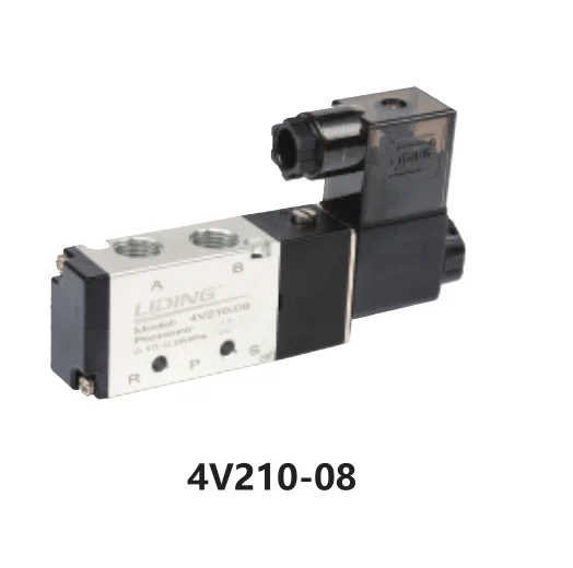 
4v210-08 DC12V 5 Way 2 Position Pneumatic Air Control Solenoid Directional Control Valve 