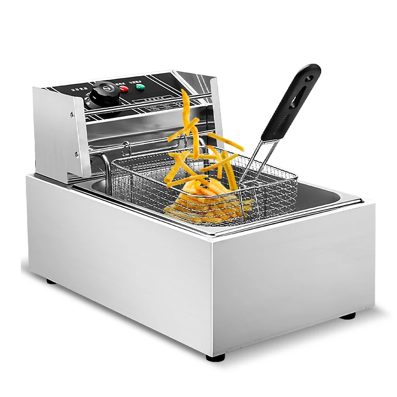 Xuzhong 6L countertop fryer commercial electric deep fryers machine for sale