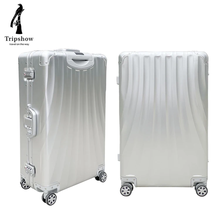 Customized multifunctional portable safety aluminum carry on travel suitcases luggage sets