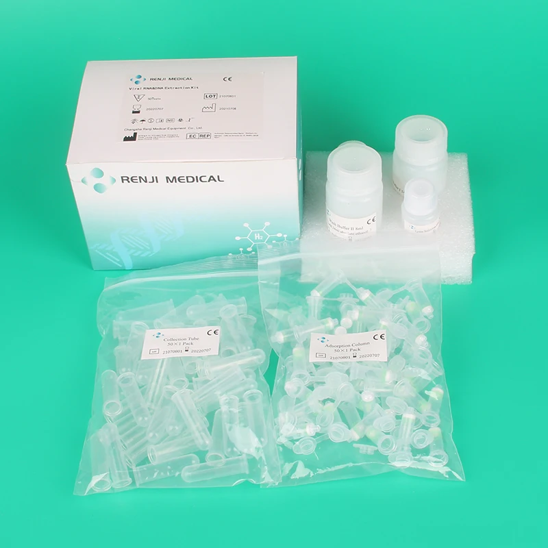 Renji Viral RNA & DNA Extraction Kit Nucleic acid purification kit Spin Column Method