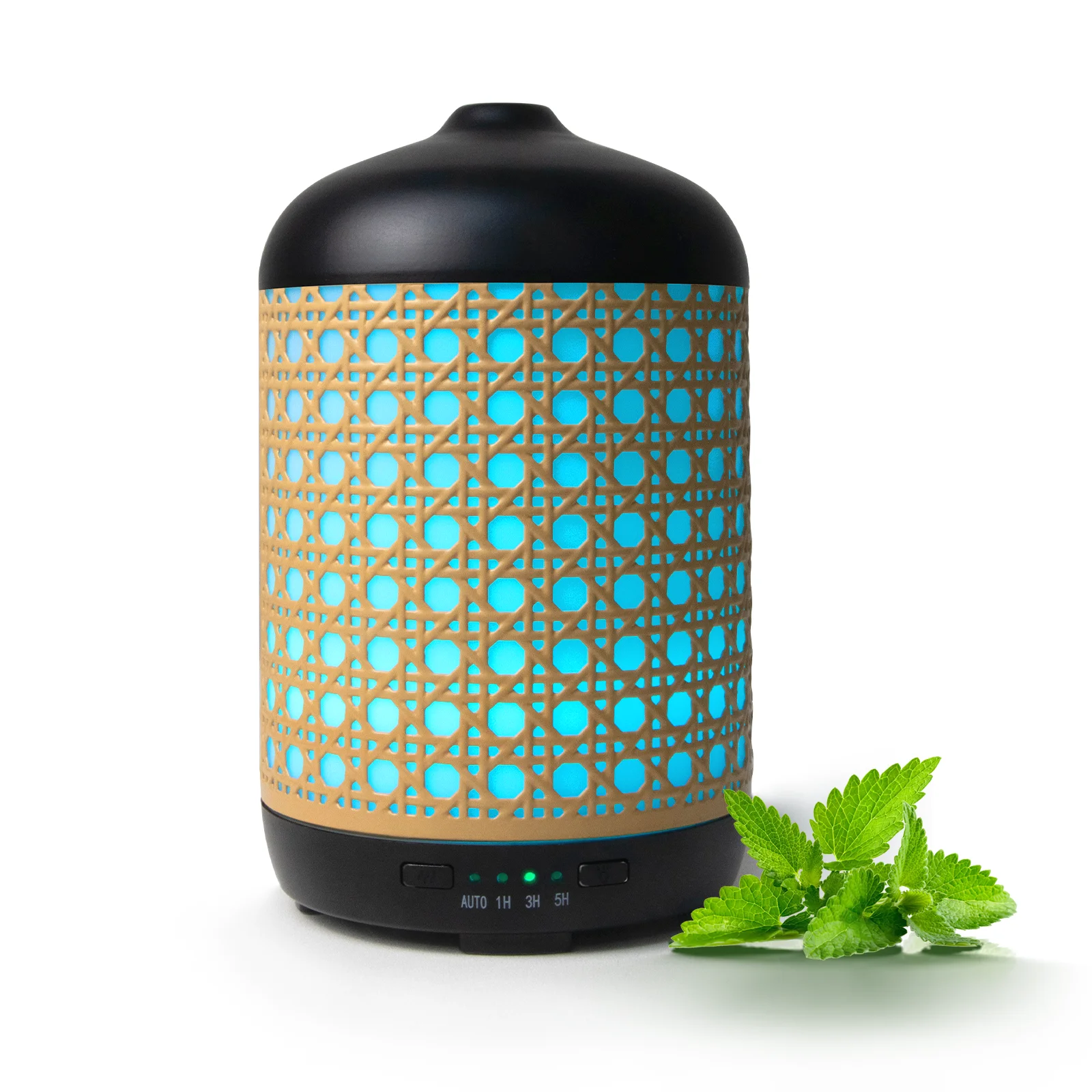 New Design 7 Color LED Ultrasonic Air Humidifier Fragrant Mist Aroma Diffuser USB Power Bedroom 200ml Portable Capacity 1 Year