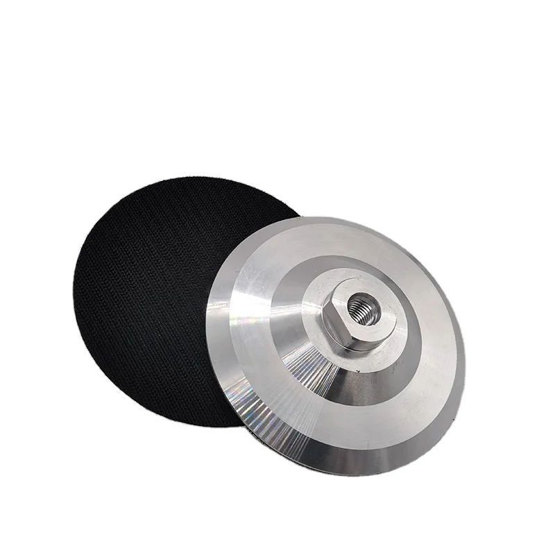 Daofeng Aluminum Hook Loop Pad Backer Pad 4inch 5inch 7inch Attachments for Grinder Angle Grinder Power Tool Accessories