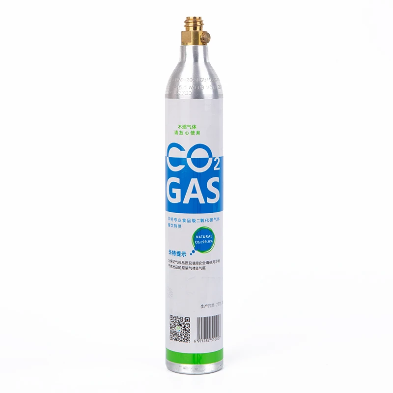 
TUV TPED certified 0.6l aluminum soda cylinder 