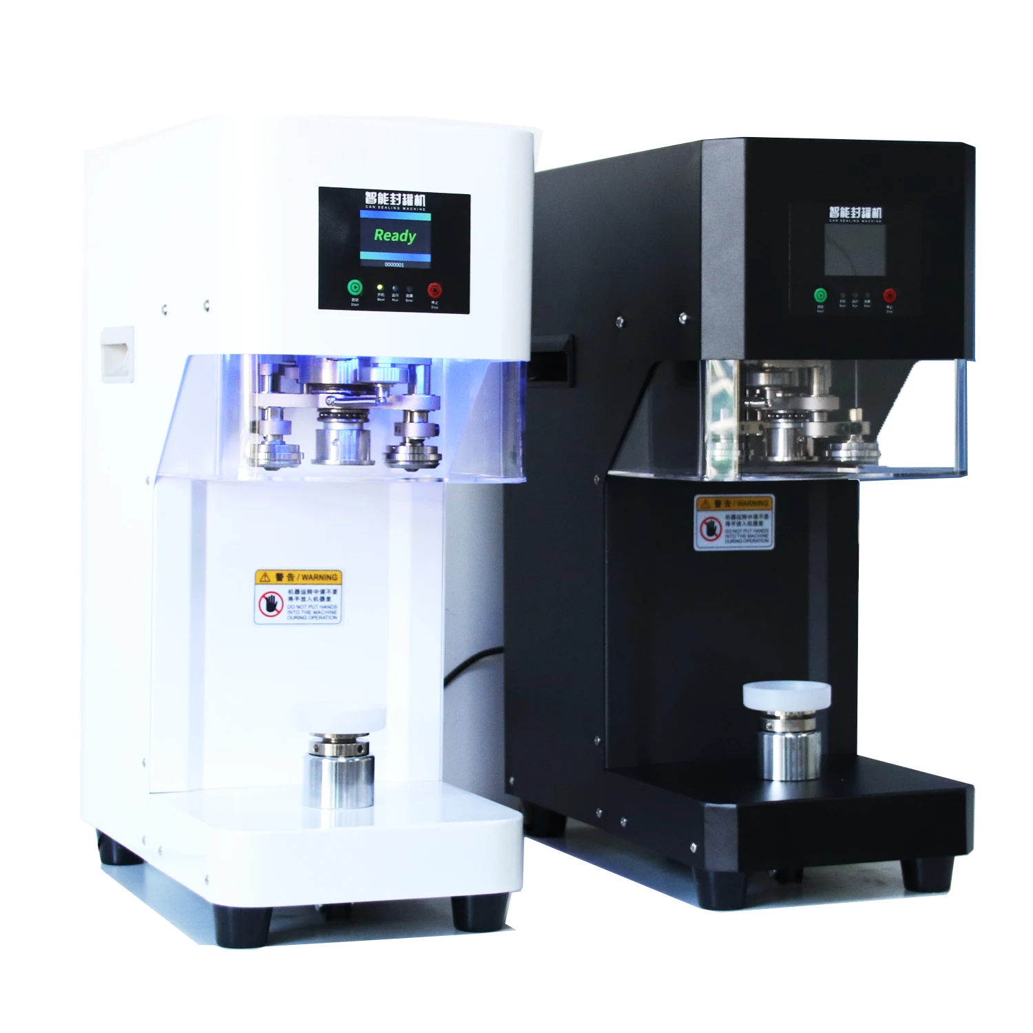  Stainless Steel Fully-automatic Plastic Can Sealing Machine Beverage Cans For Beer Shop Aluminum Tina