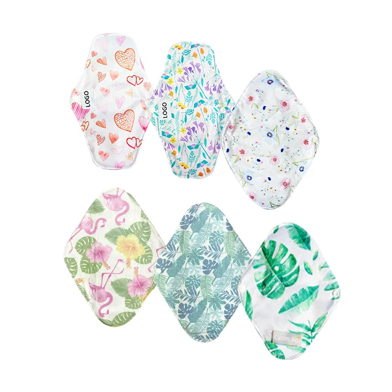 Menstrual Period Pads Bamboo Charcoal women pads feminine sanitary napkin with carry bag