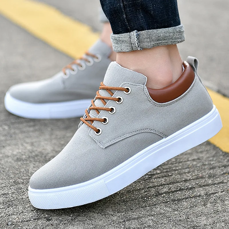 Aliexpress foreign trade 2024 new canvas Korean all casual trend oversized board shoes men