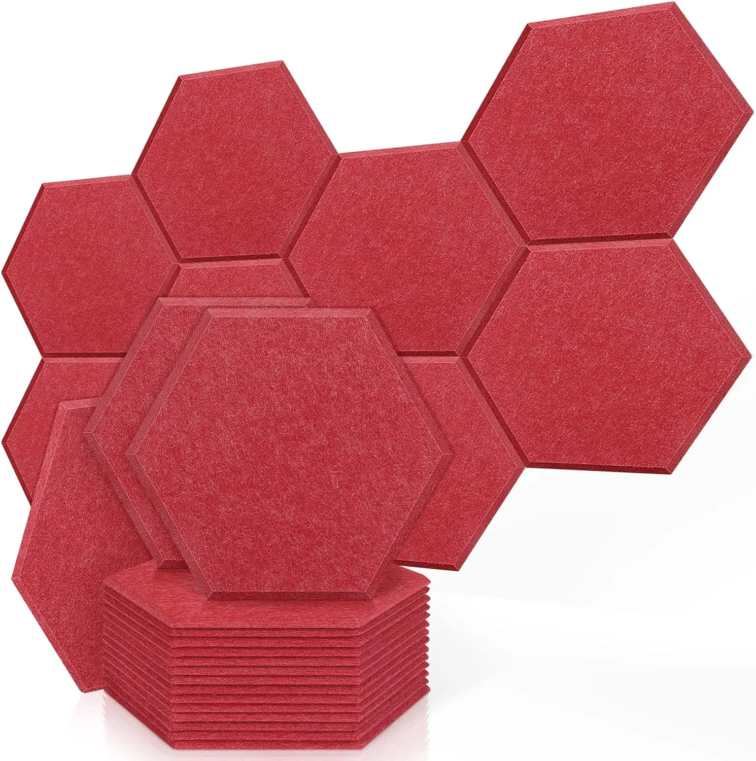 12mm V Groove Recycled Material Office Wall Screen Soundproof Noise Absorbing Ceiling Polyester Fiber Pet Acoustic Felt