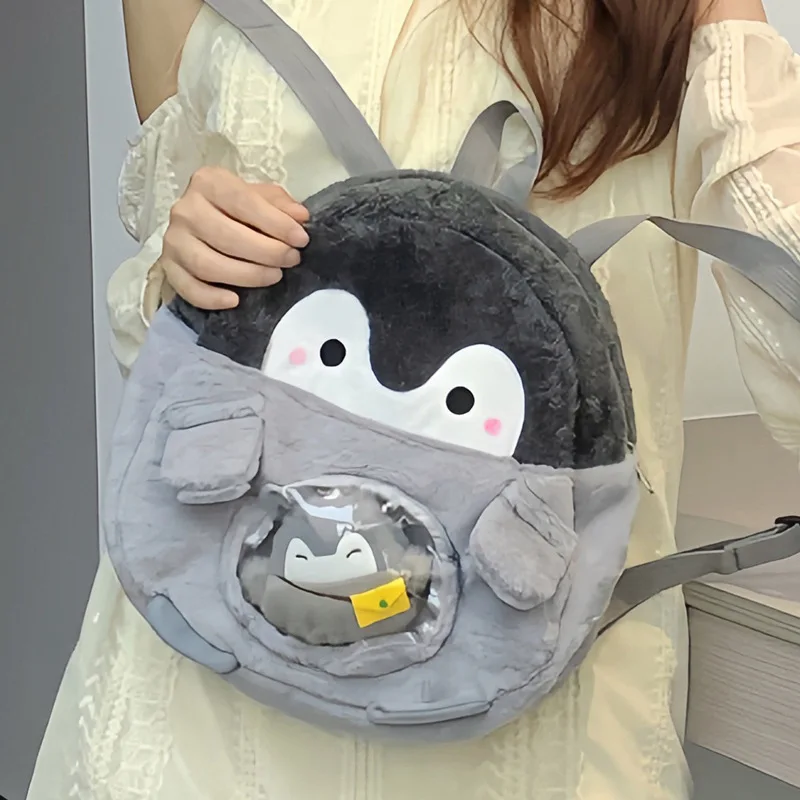 Cute Penguin Plush Coin Purse Plush Toys Custom Plush Backpack