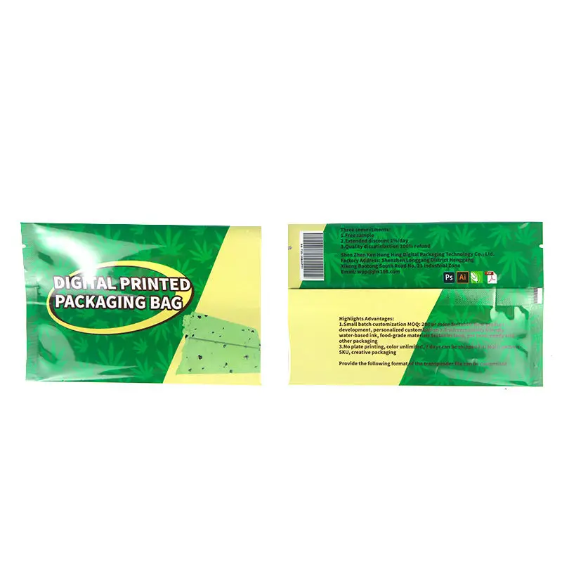 Custom Plastic Bags Gravure Printing Free Custom For Chocolate Gummies Lollipop Package Easy to Carry Back Side Seal Bag