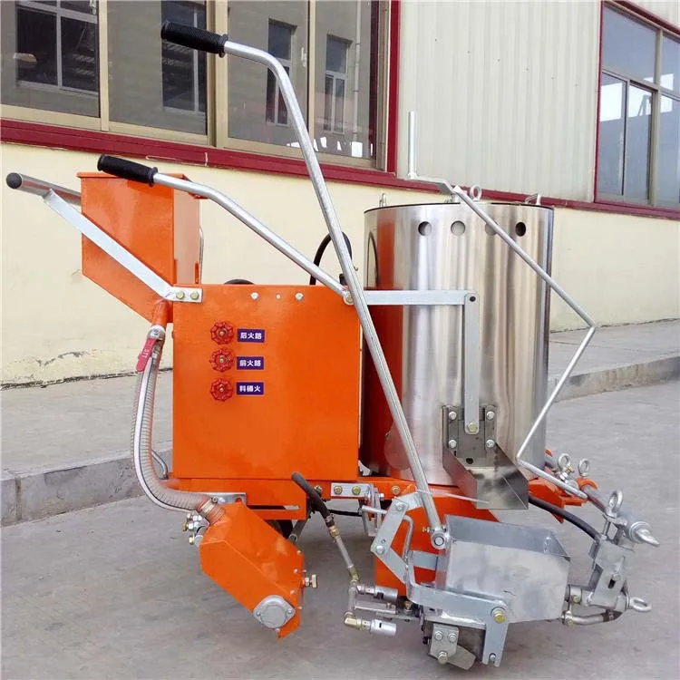 Factory Gasoline Highway Line Cold Paint Road Marking Machine Hand pushed hot melt marking machine