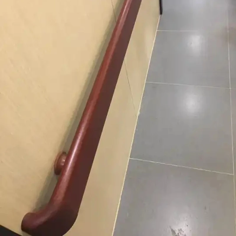 Aluminum wall mounted wall guard anti collision elderly disabled hospital corridor pvc hospital hallway handrail