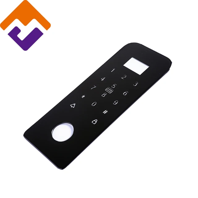 Factory Custom Touch Protection Security Tempered Silk Screen Printing Glass Panel