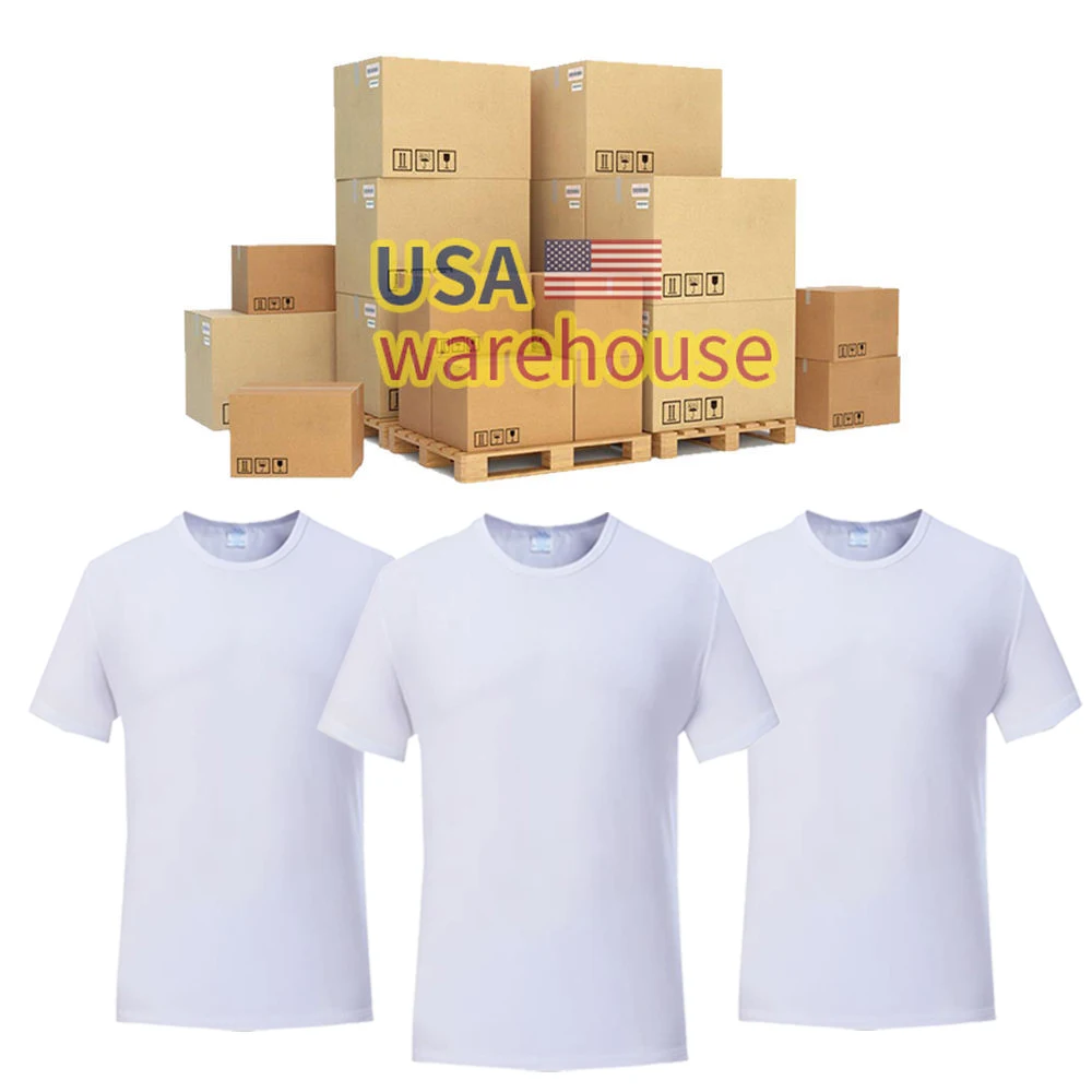 manufacturers for customs clothes 100 polyester cotton feel blank tshirts wholesale  mens sublimation t shirts custom printing