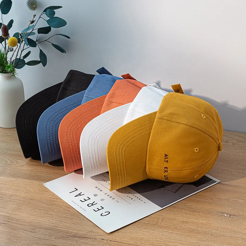 Wholesale Soft Cotton Cap With Back Flap Different Colors Dad Cap Cheap Football Cap Custom Your Own Logo