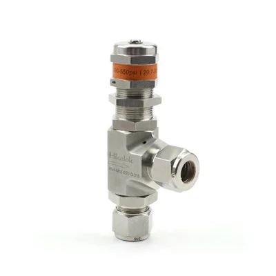 swagelok type Hikelok manufacturer manual override handle safety valves adjustable high pressure stainless steel relief valve