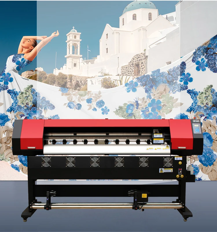 Simple Operation 1.6m Sublimation Printer Plotter Printer Machine for Polyester Fabric Printing