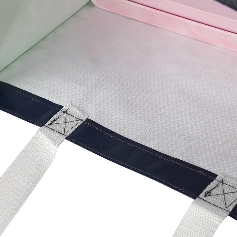 BSCI Custom latest fashion plastic woven tote Takeaway Shopping Grocery polypropylene woven bags pp woven shop bag