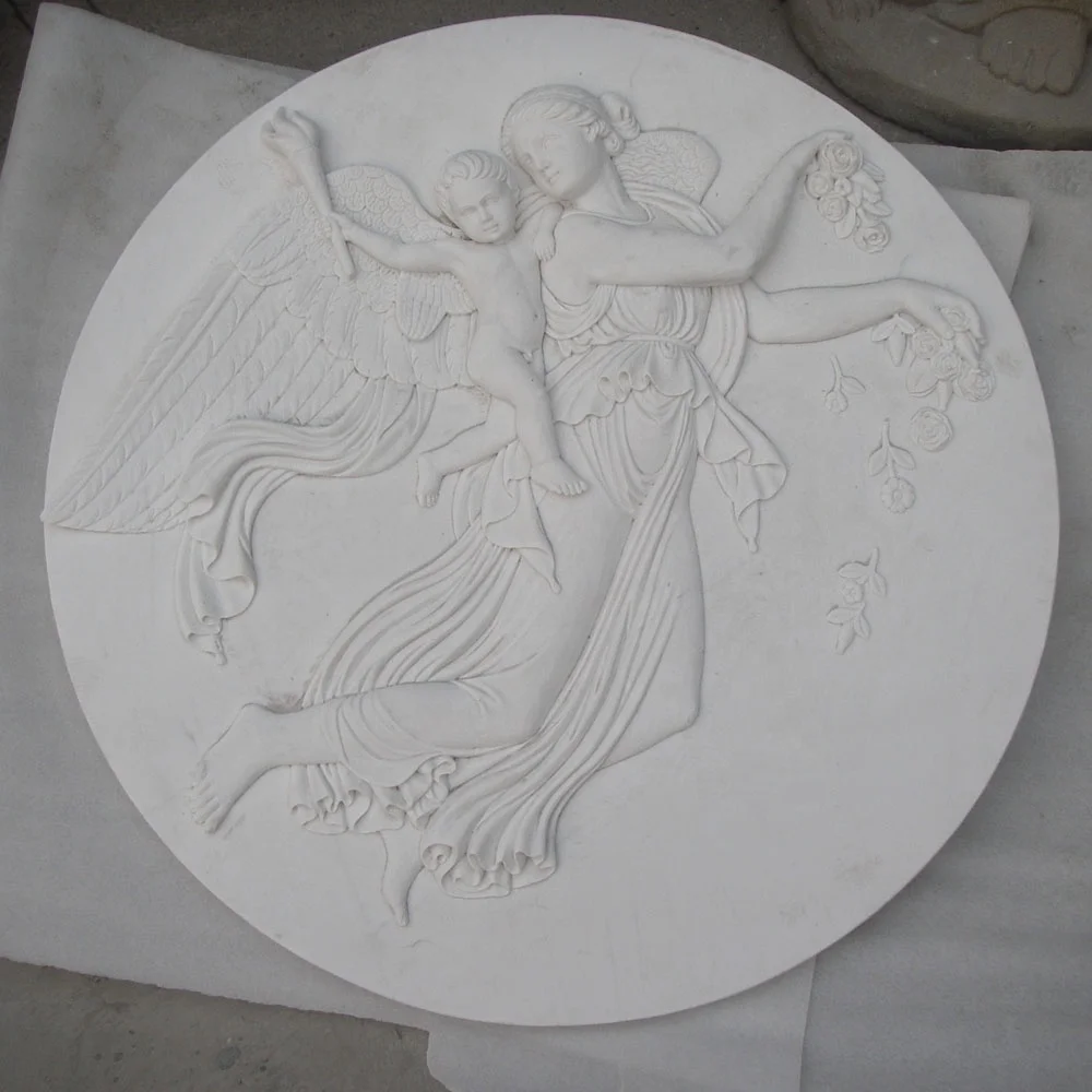 Indoor Decoration Marble Life Size Modern Naked Lady Statue Relief Wall Sculpture