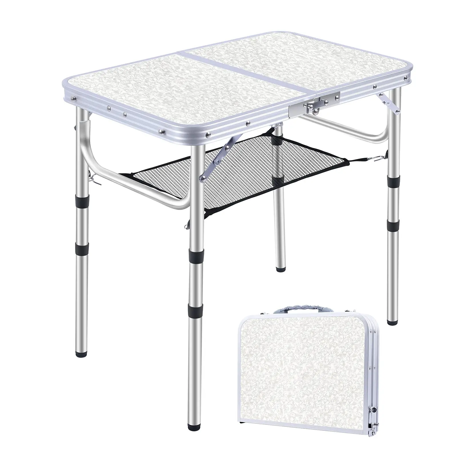 Modern Outdoor Hotel Modern Garden 60*45 cm Fold Low Aluminium Picnic Table With Bench