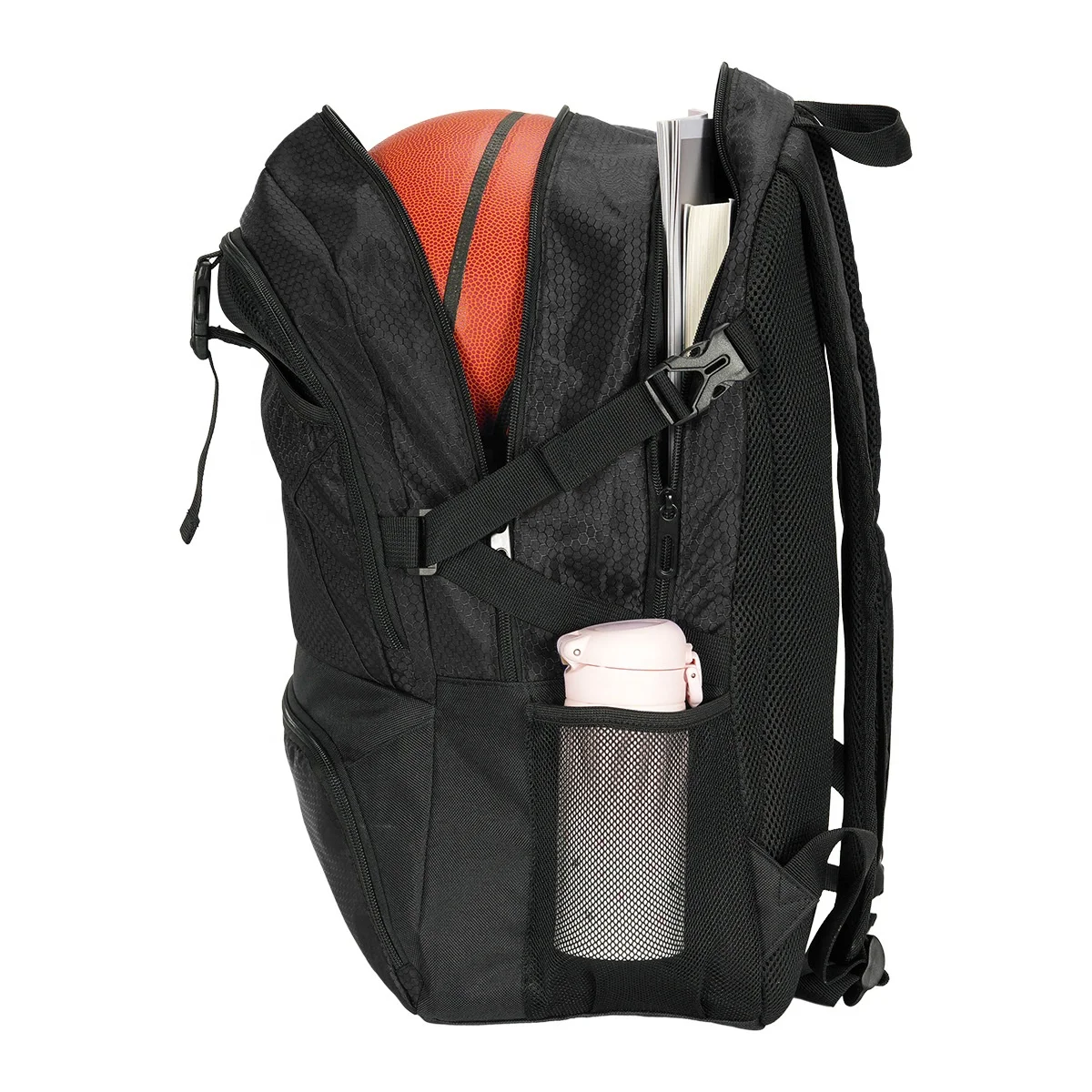 Custom Logo Travel Backpack Gym Sport Soccer Ball Volleyball Handball Football Basketball Backpack with Shoe Compartment